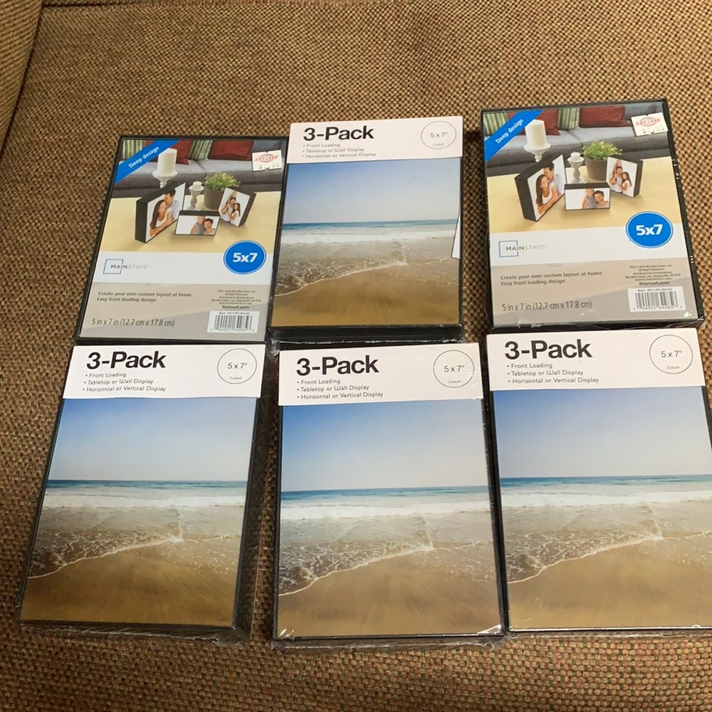 Sets of picture frames for walls black